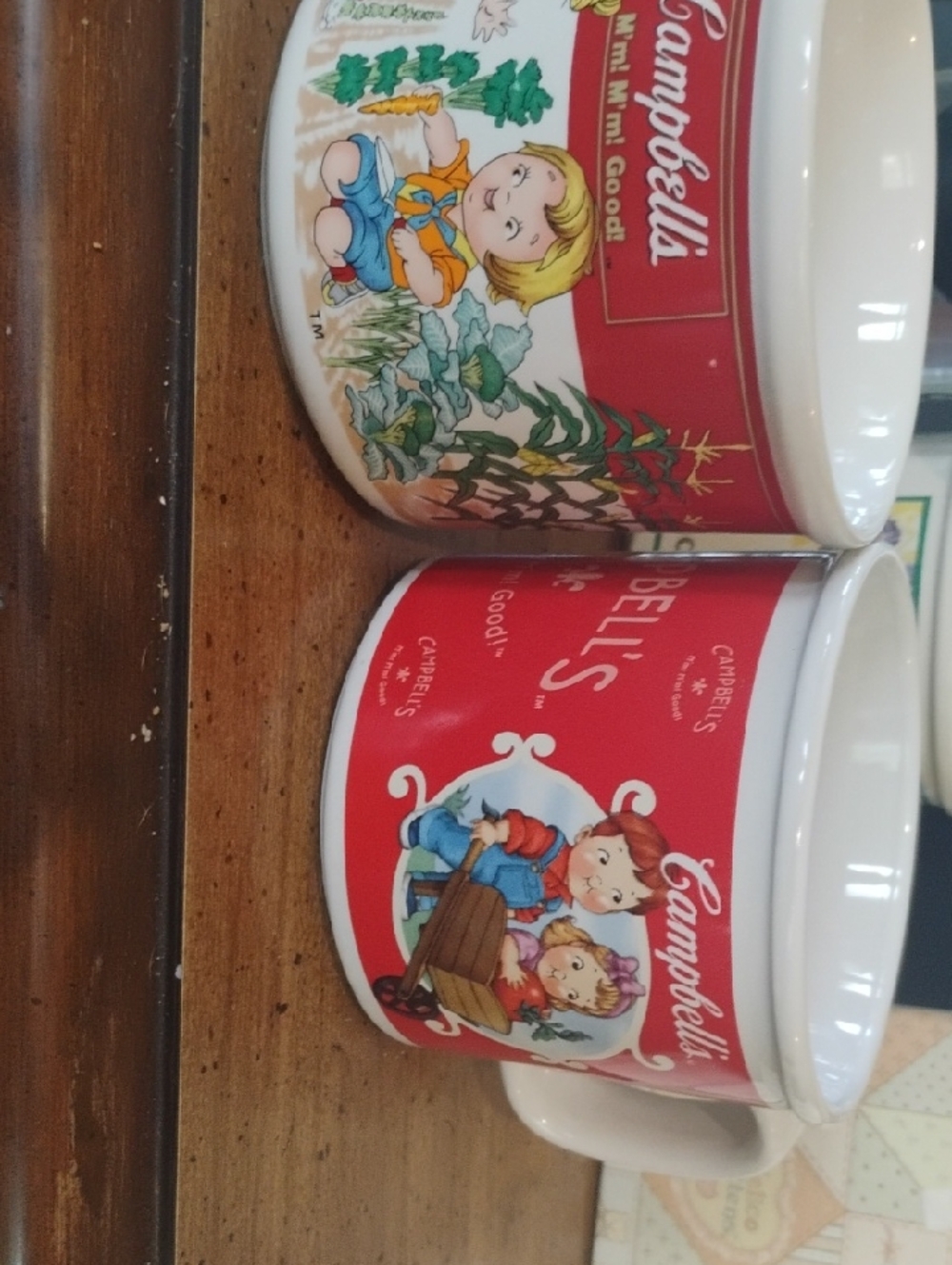 Campbell's Red Ceramic Soup Mug - Set of 2